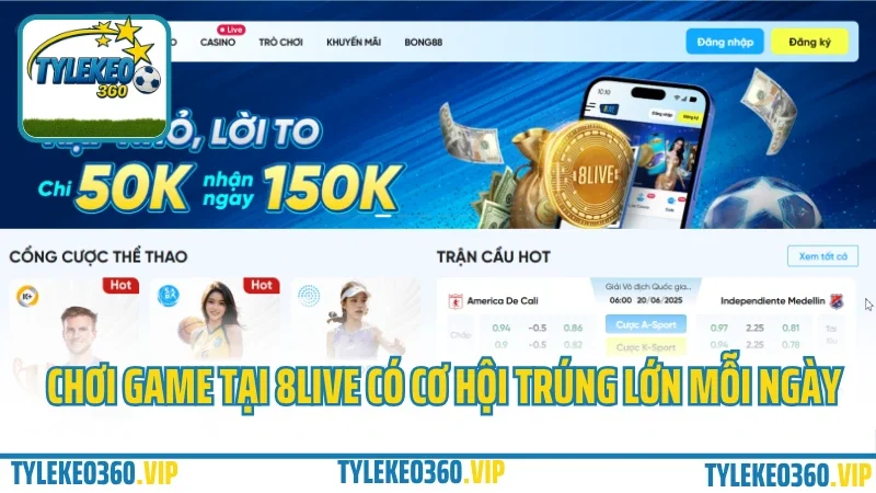 Nhà cái 8live – cá cược thể thao, game bài & ưu đãi mỗi ngày 2025 3 Chơi game tại 8live có cơ hội trúng lớn mỗi ngày