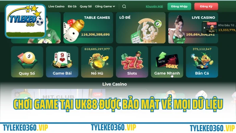Giới thiệu uk88 – nhà cái mang phong cách châu âu, cá cược đỉnh cao 2025 3 Chơi game tại uk88 được bảo mật về mọi dữ liệu