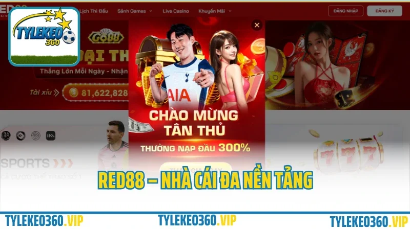 Red88 – Nhà Cái Đa Nền Tảng, Game Bài & Casino Đổi Thưởng 2025