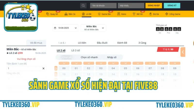 Giới thiệu nhà cái five88 – sân chơi cá cược đẳng cấp cho dân chuyên 2025 7 Sảnh game xổ số hiện đại tại five88
