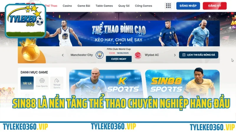 Sin88 – sân chơi cá cược quốc tế, lì xì khủng mỗi tuần 2025 4 Sin88 là nền tảng thể thao chuyên nghiệp hàng đầu
