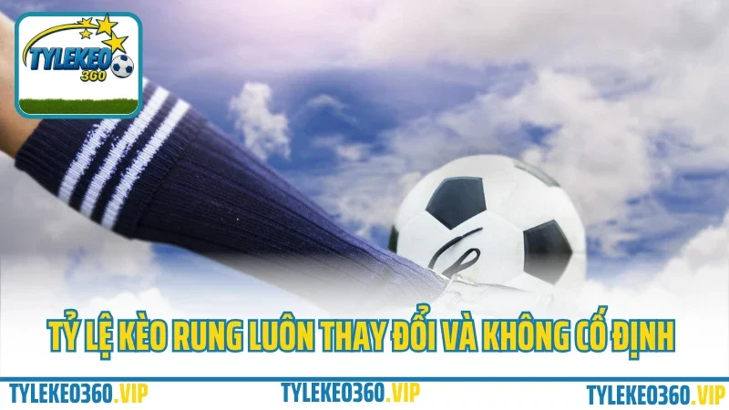 Kèo rung là gì? Kinh nghiệm đặt kèo rung phút 70+ không lo hụt 1 Tỷ lệ kèo rung luôn thay đổi và không cố định